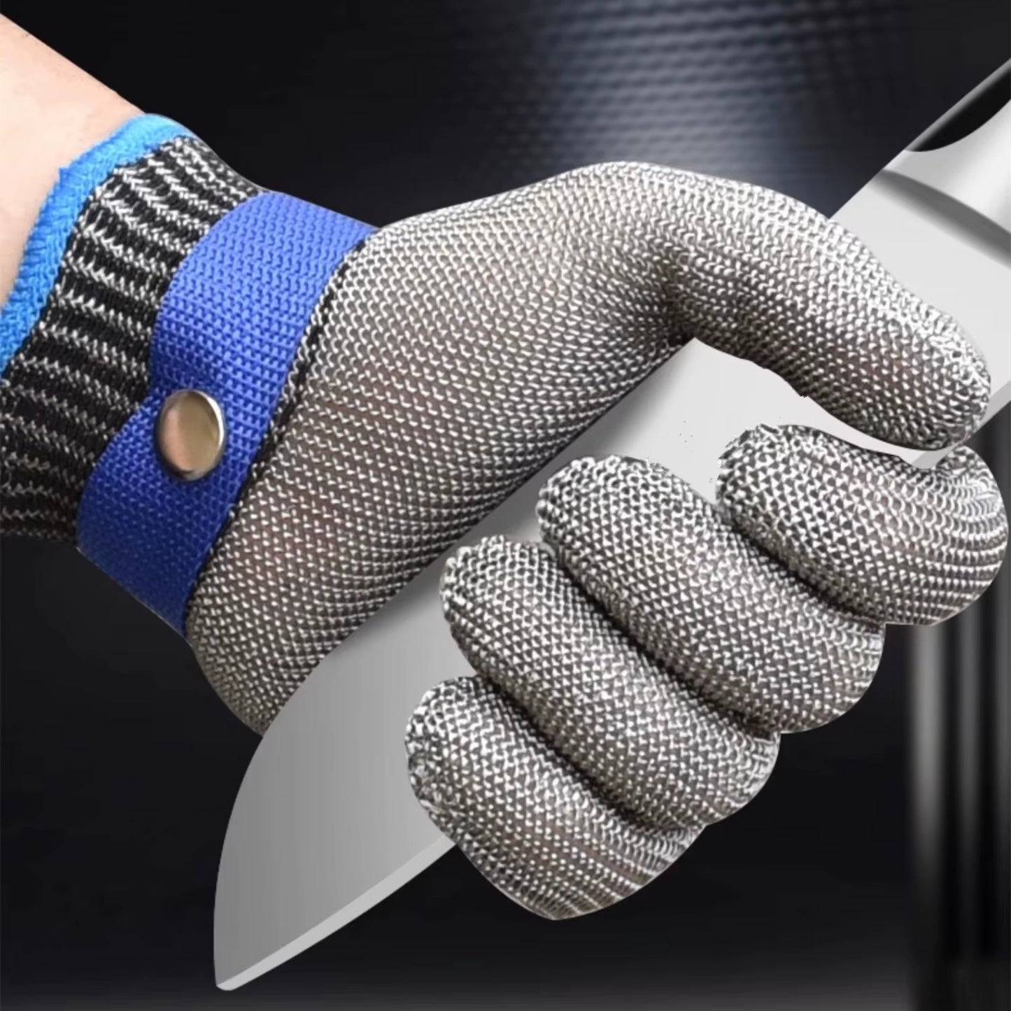Revolutionary Stainless Steel Wire Mesh Safety Gloves - Ultimate Cut and Stab Resistance for Butchers