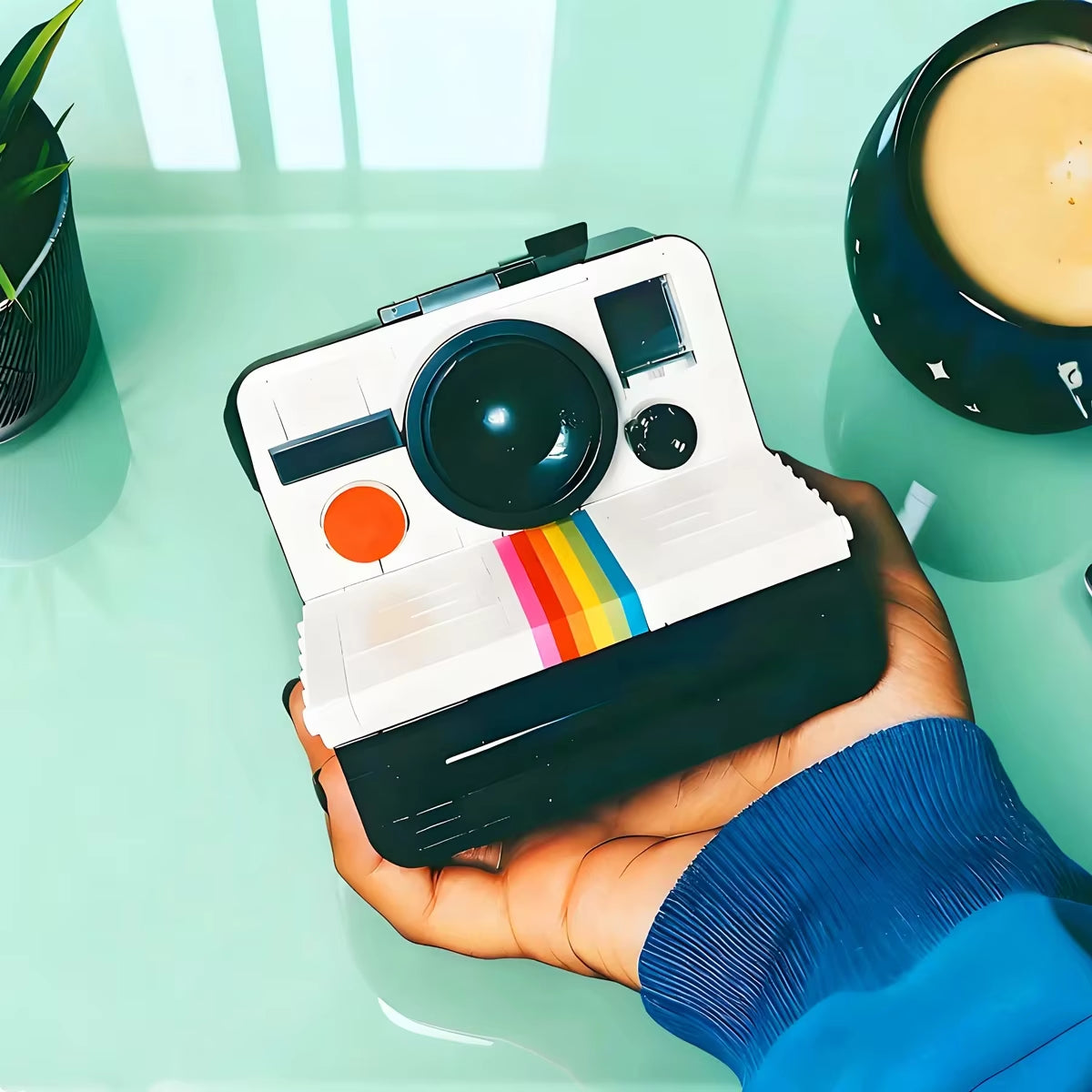 Capture Memories with the Designer Retro Camera Building Blocks - MOC-21345 Classic Gift for Creative Minds