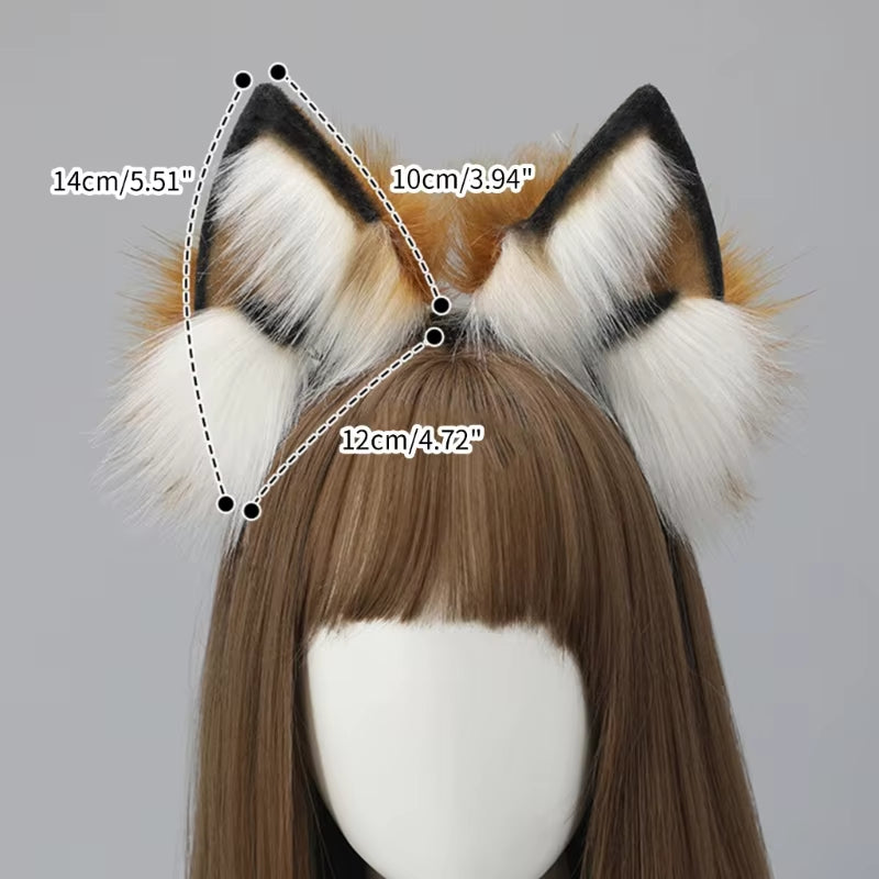 Electric Moving Fox Ears Headband for Adults and Teens - Perfect for Cosplay and Parties!