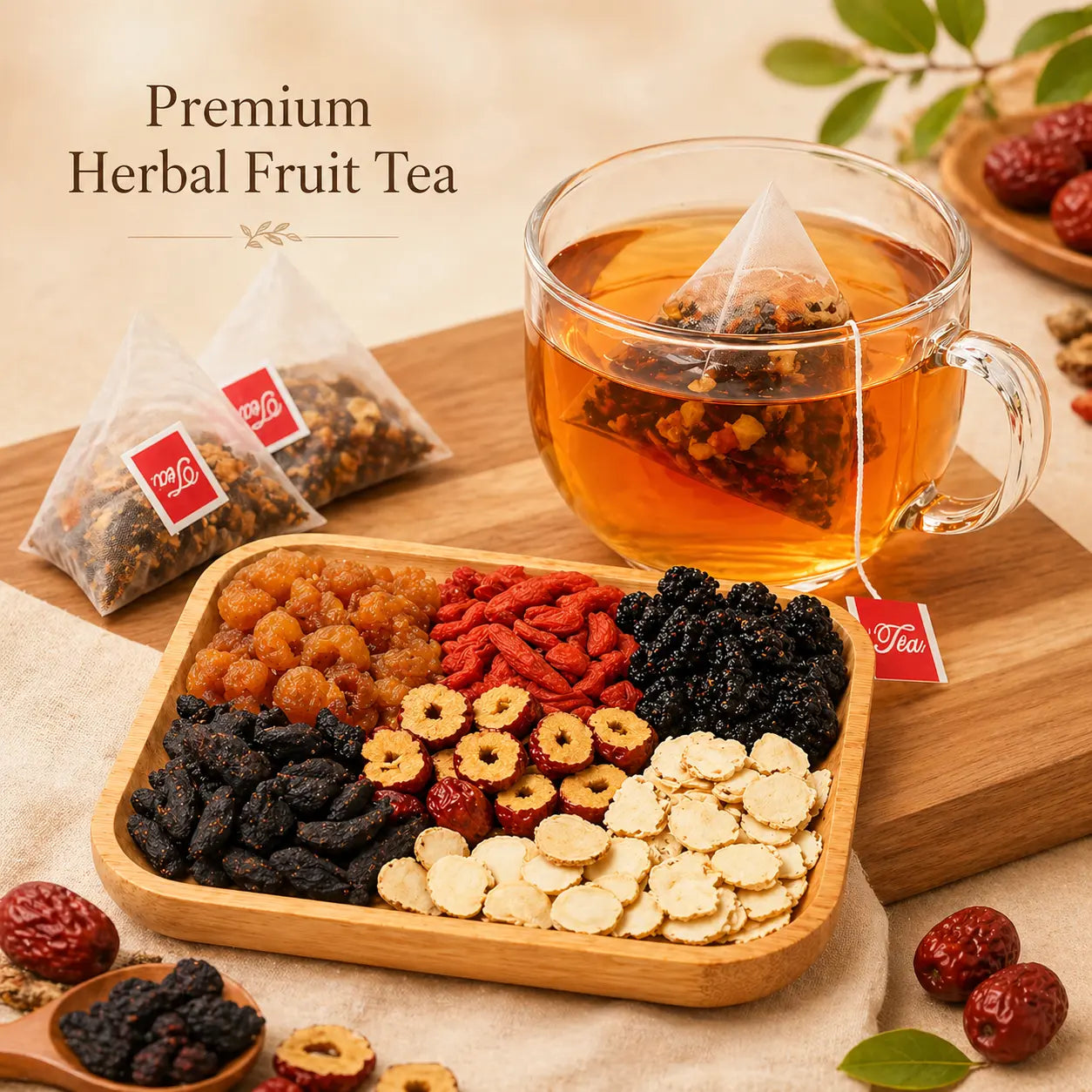Revitalize Your Health with Organic Ginseng Eight Treasure Kidney Tea - A Natural Cleanse for Men & Women