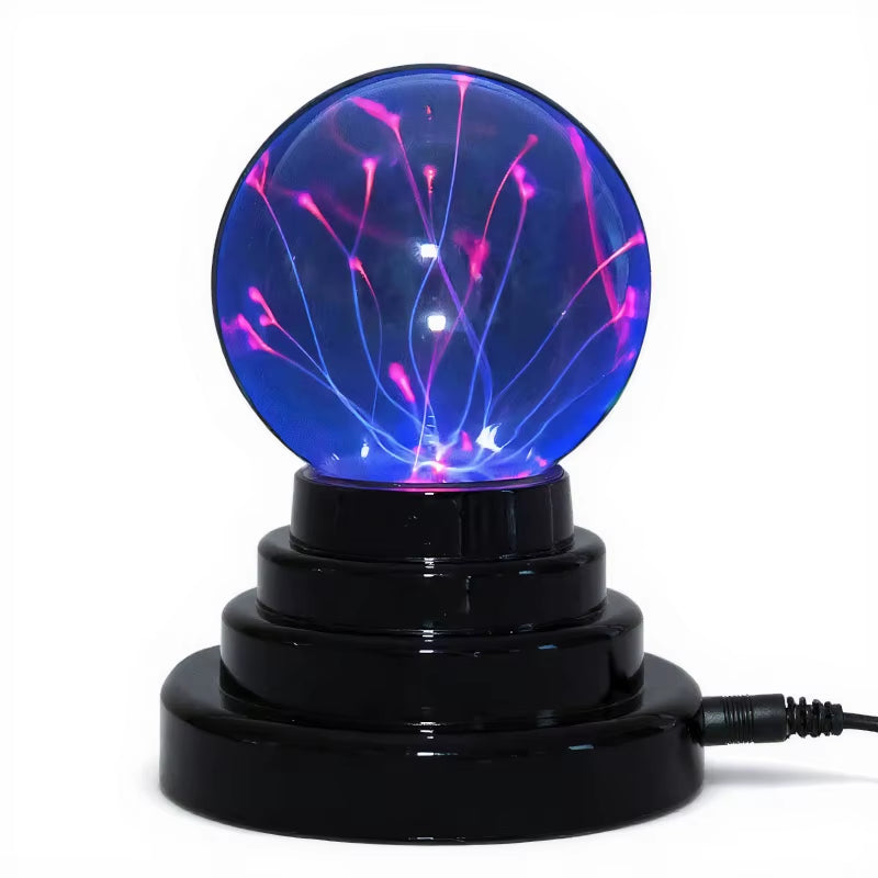 Enchanting Touch-Sensitive Magic Plasma Ball Lamp - LED Night Light for Kids and Adults - Perfect Holiday Decor and Gift