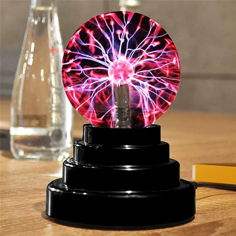 Enchanting Touch-Sensitive Magic Plasma Ball Lamp - LED Night Light for Kids and Adults - Perfect Holiday Decor and Gift