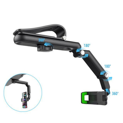 Revolutionary 1080° Multi-Function Sun Visor Phone Holder - Universal 360° Rotating Design for Every Scene