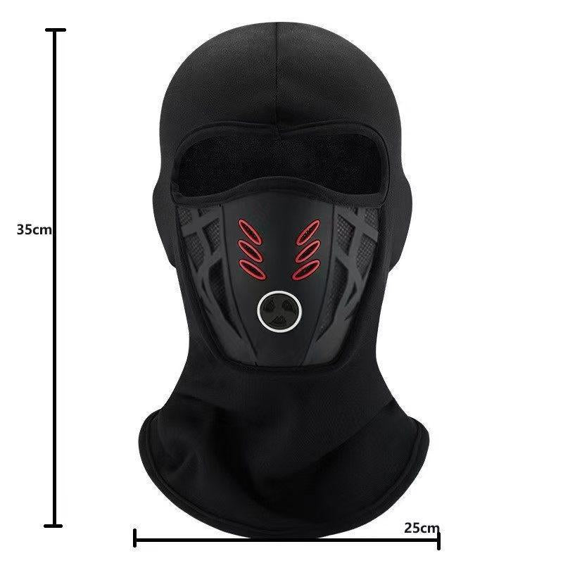 Stay Warm and Stylish with the Winter Rider Anti-Haze Balaclava - Perfect for Motorcycle Riding, Cycling, and Skiing!