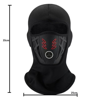 Stay Warm and Stylish with the Winter Rider Anti-Haze Balaclava - Perfect for Motorcycle Riding, Cycling, and Skiing!